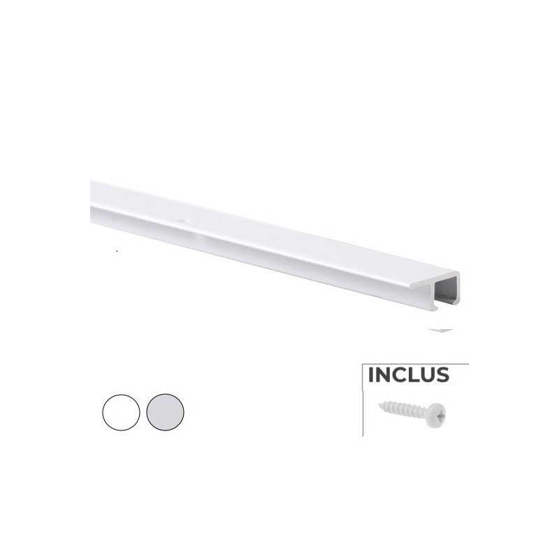 Cimaise plafond U-Rail: Rail de 200cm